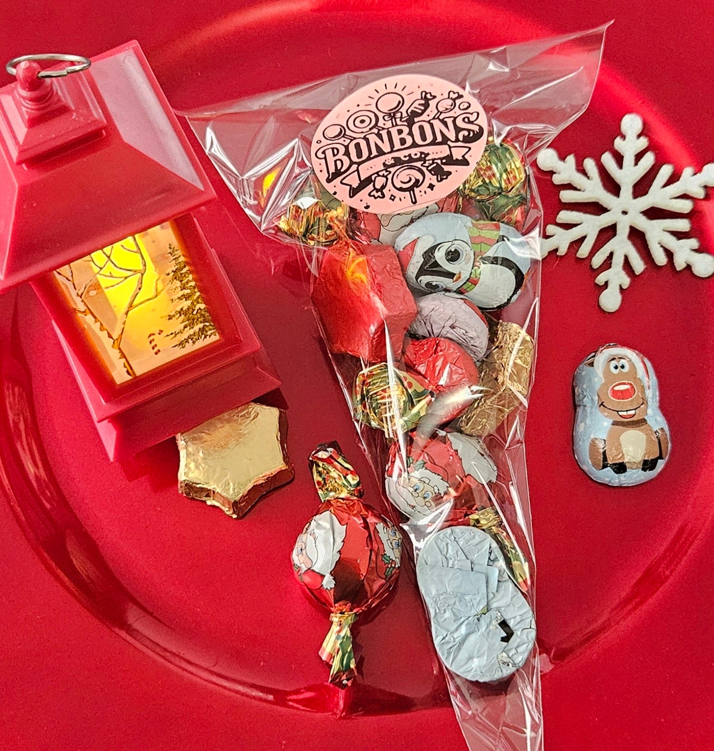 Assortiment de chocolats de noël 100gr