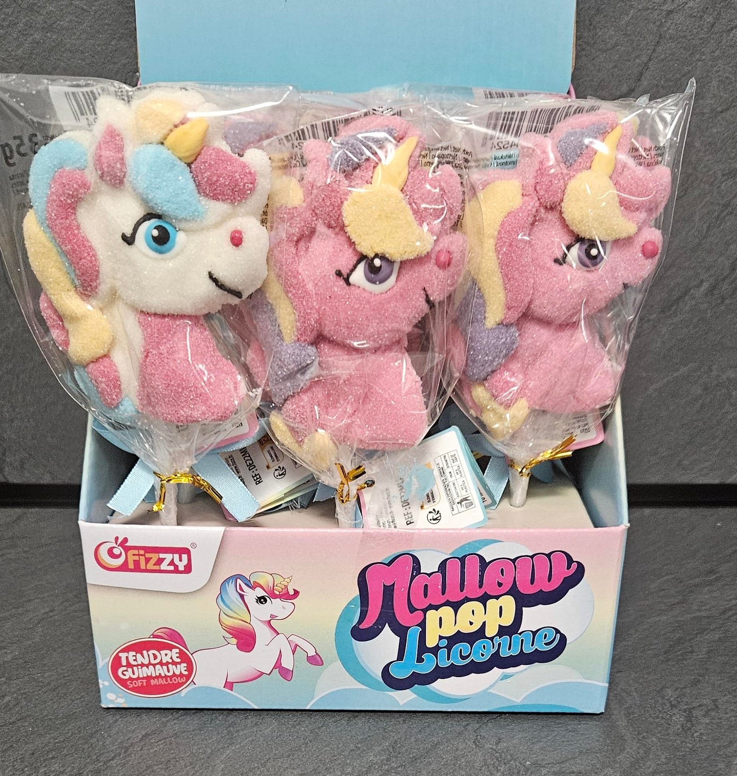 Sucette chamallow licorne à l'unité