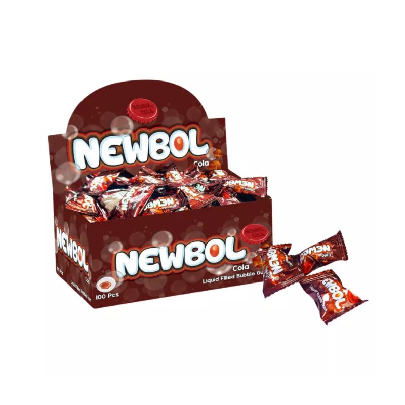 Newbol bubble gum cola X 10