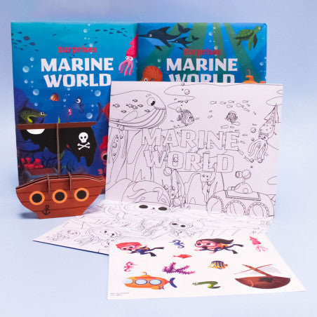 Pochette surprise enfant "Monde marin" à l'unité