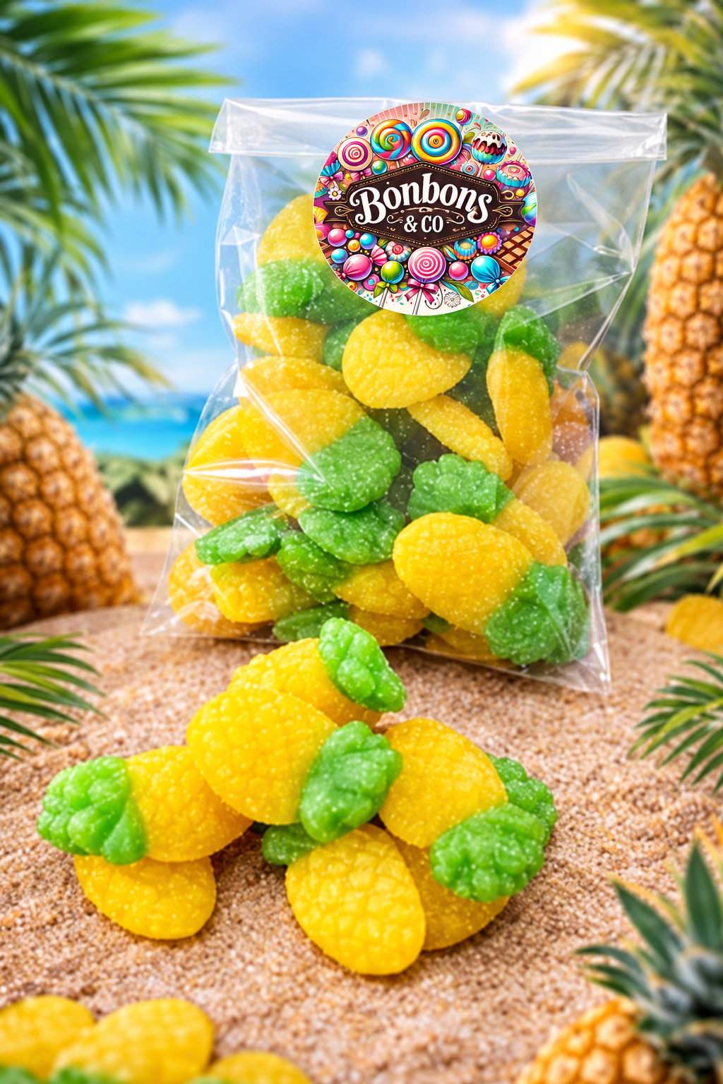 Ananas lisses 100gr