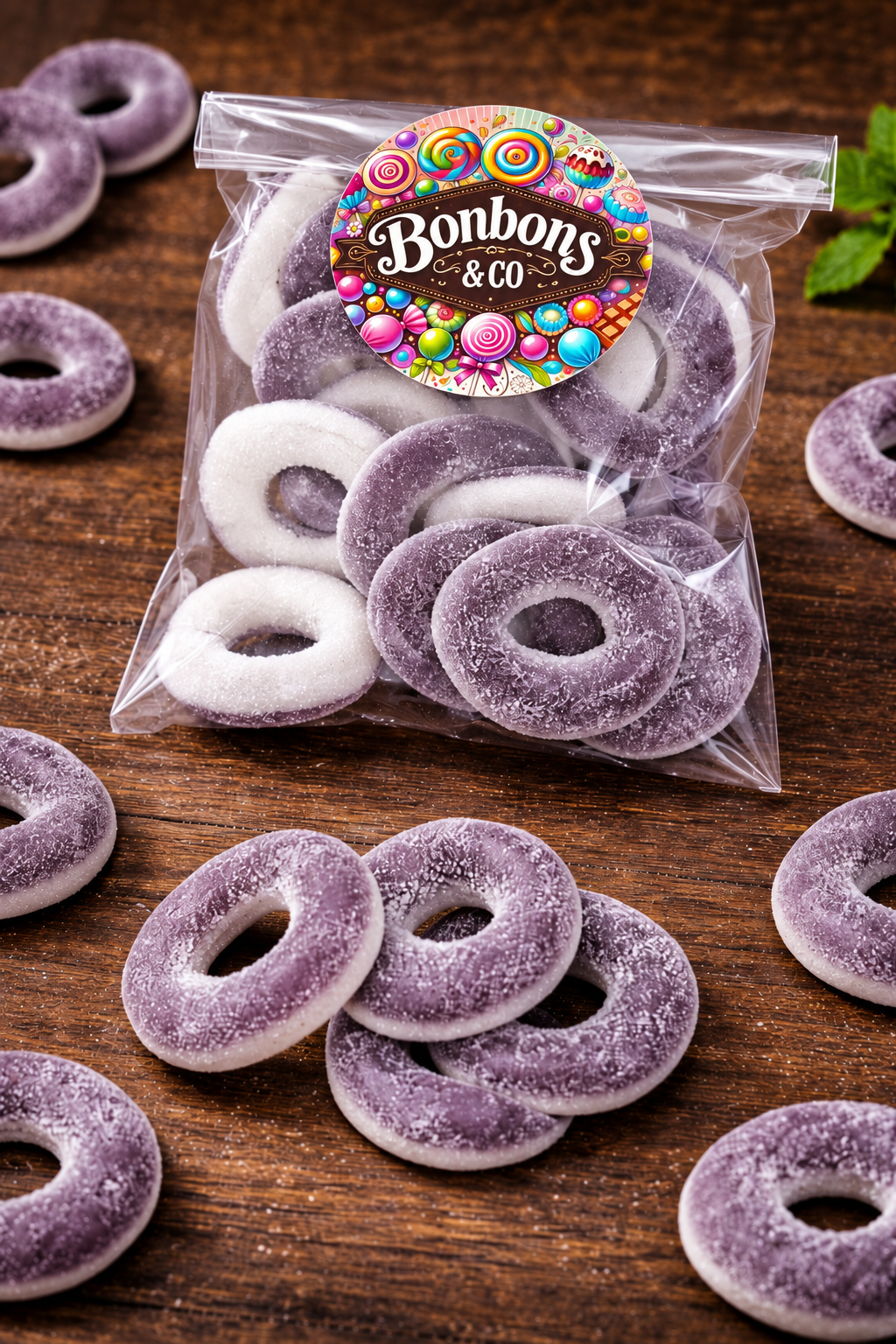 Anneaux sucrés passion 100gr