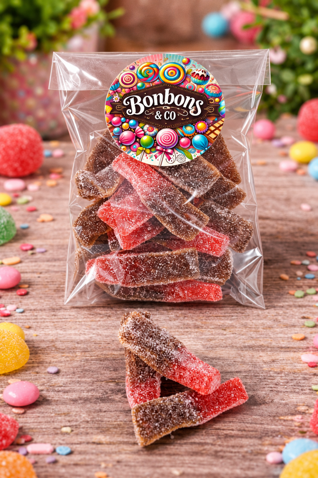 Bouteilles coca cherry 100gr