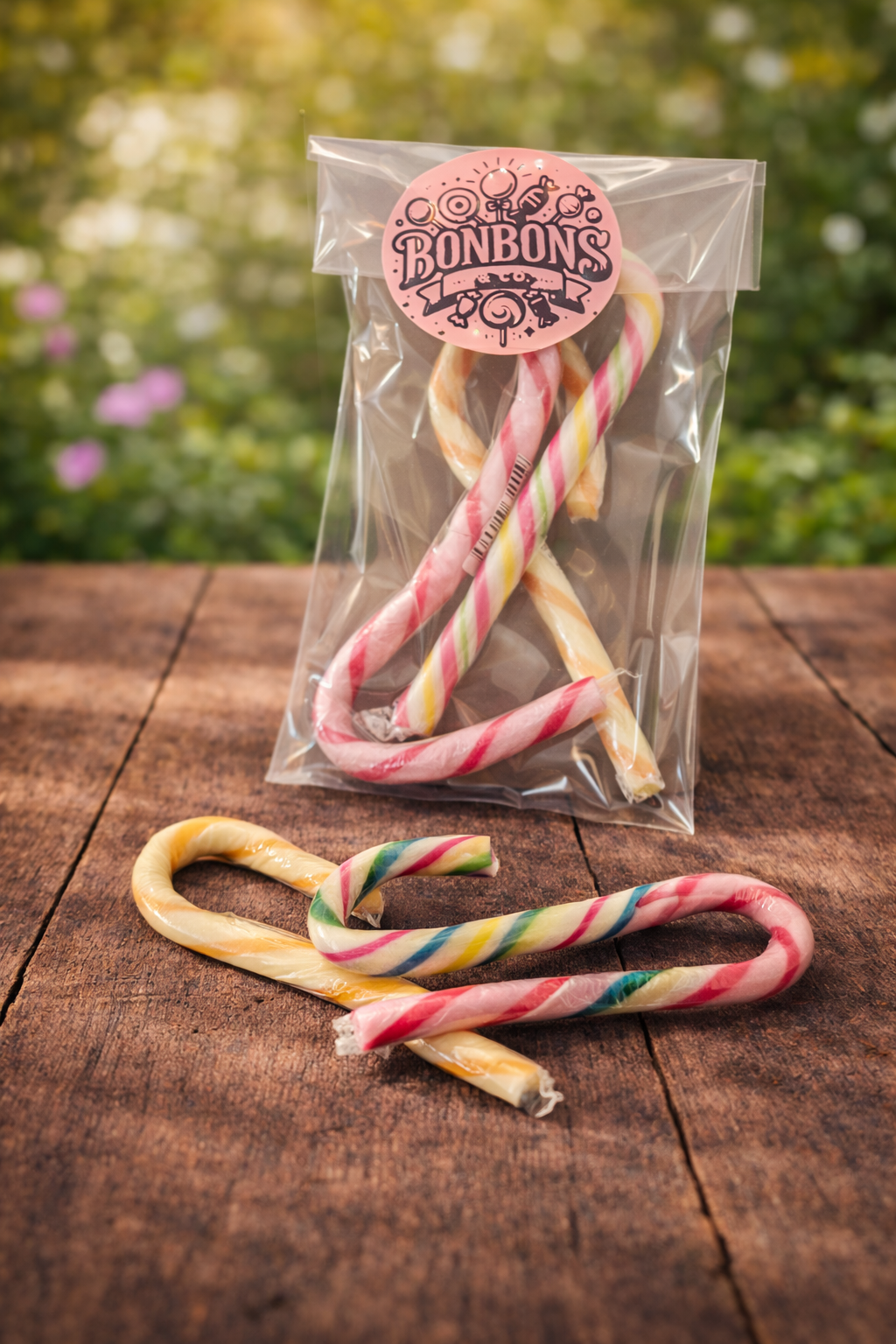 Candy cane tutti frutti /pièce