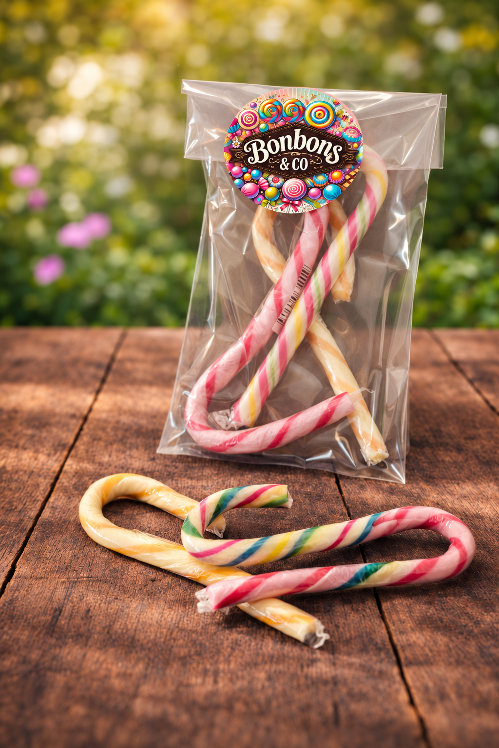 Candy cane tutti frutti /pièce
