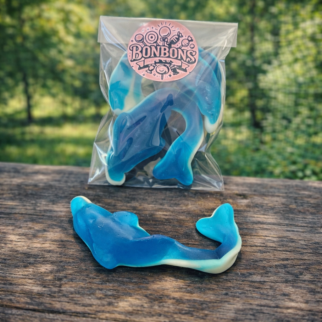 Dauphins géants (environ 10 cm) X 2