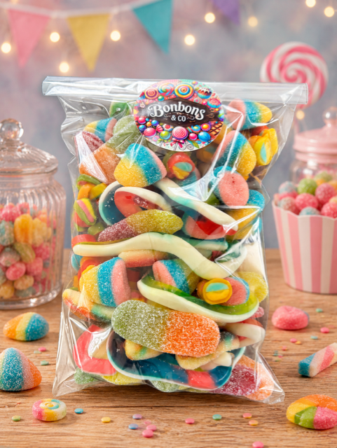 Mix bonbons multicolors 500 grs