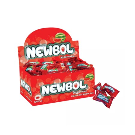 Newbol bubble gum pastèque X 10