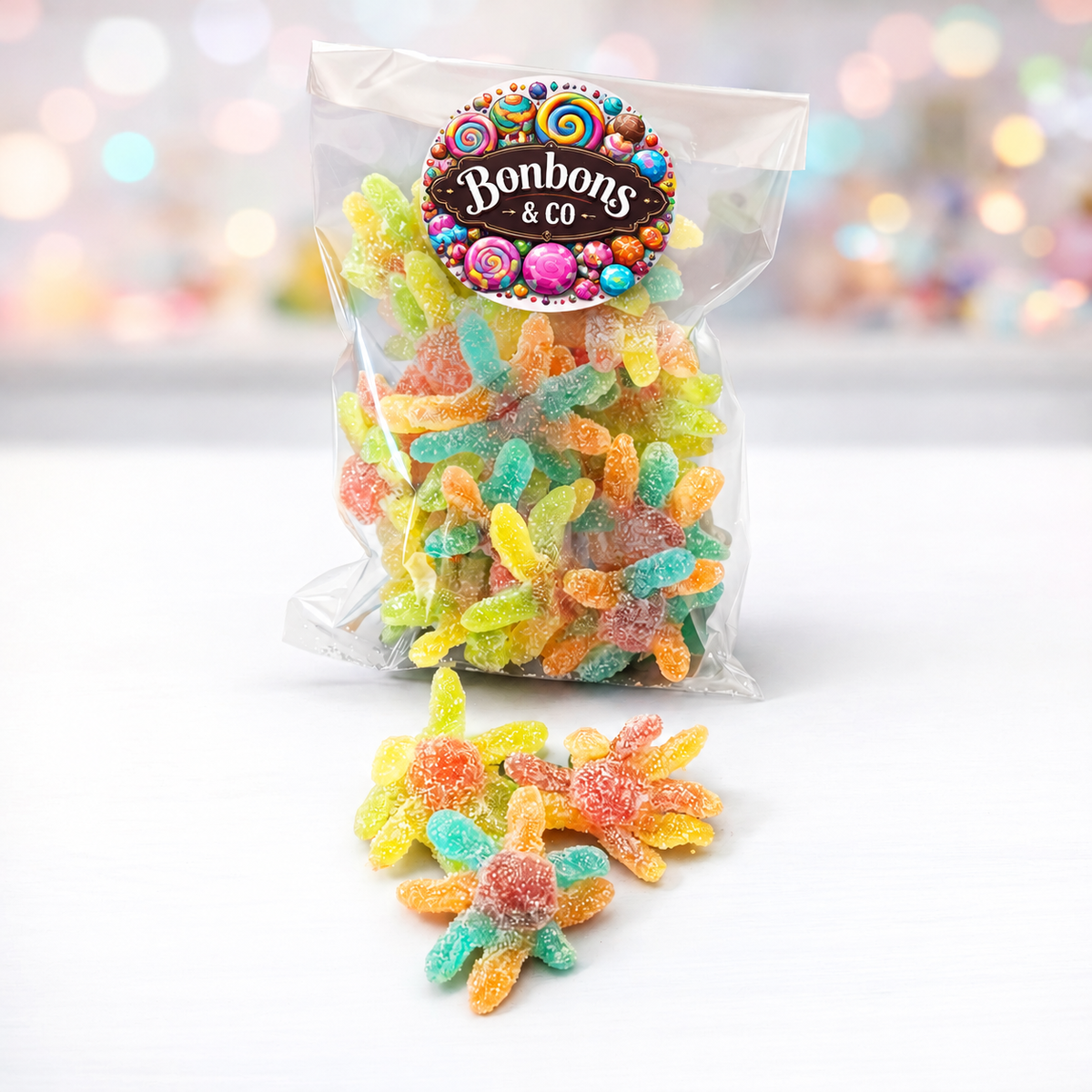 Pieuvres acidulées 100gr