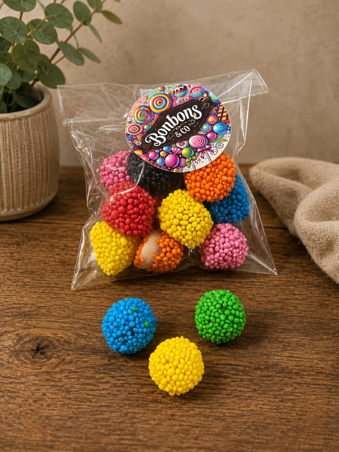 Crunchy astéroïds assortis 100 grs
