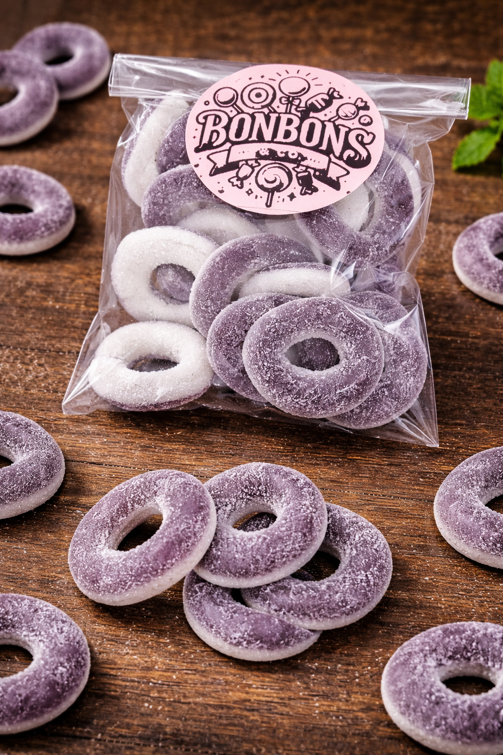 Anneaux sucrés passion 100gr