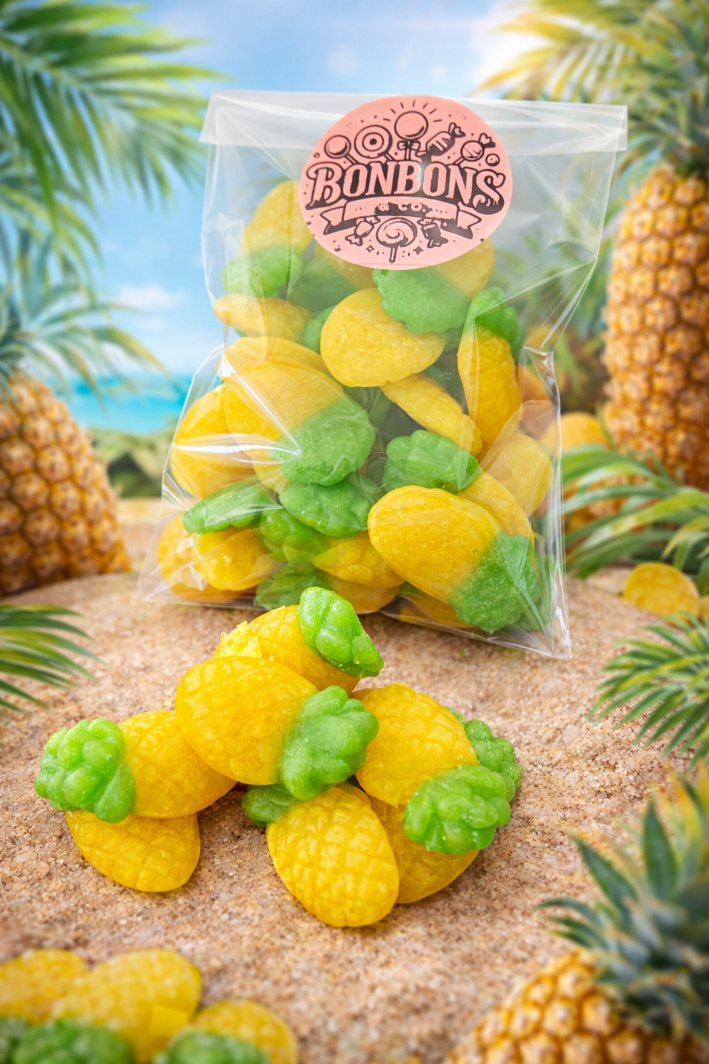 Ananas lisses 100gr
