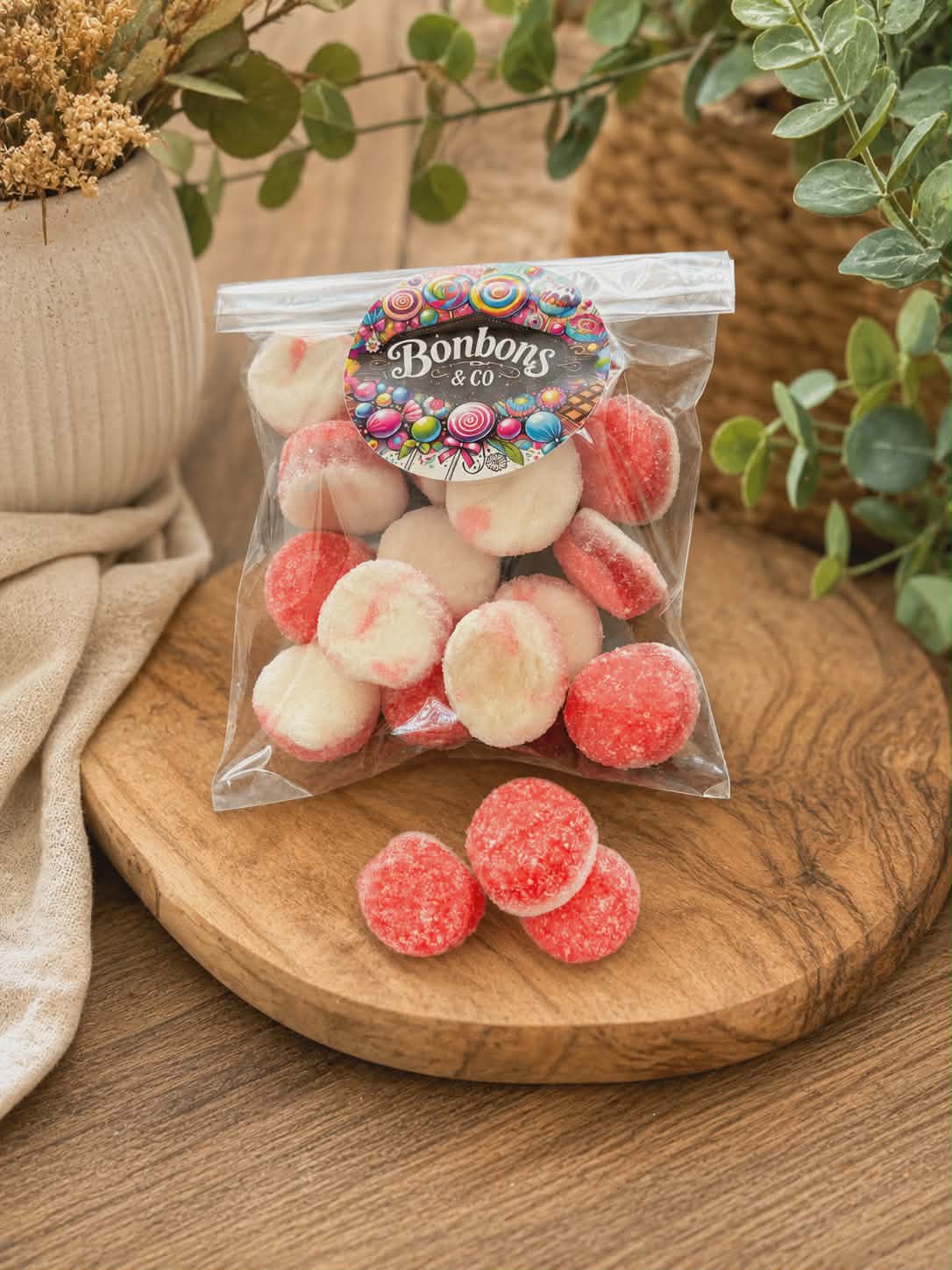 Tartes fraise sucrées 100 grs