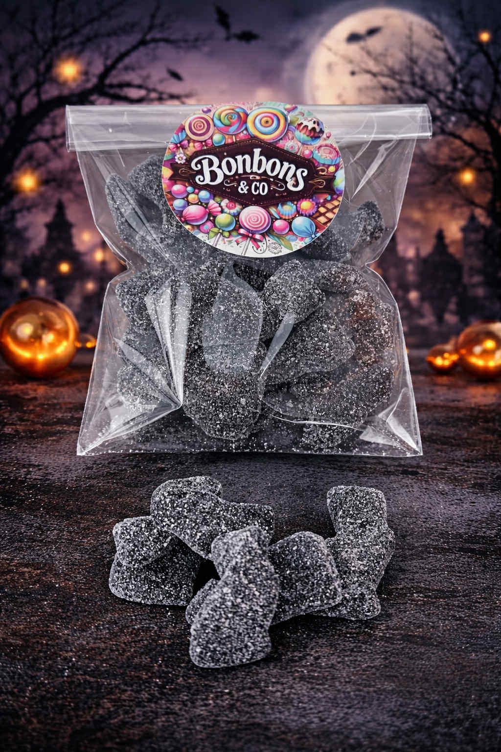 Chats réglisse sucrés 100 grs