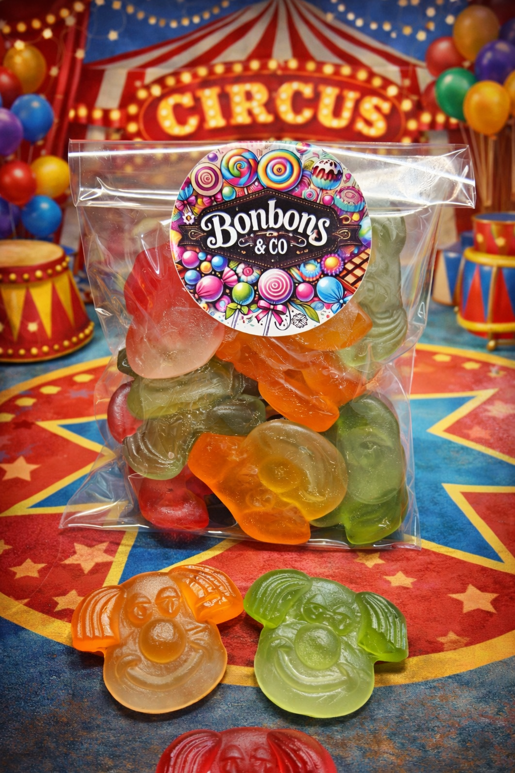 Clown sans sucre 100 grs