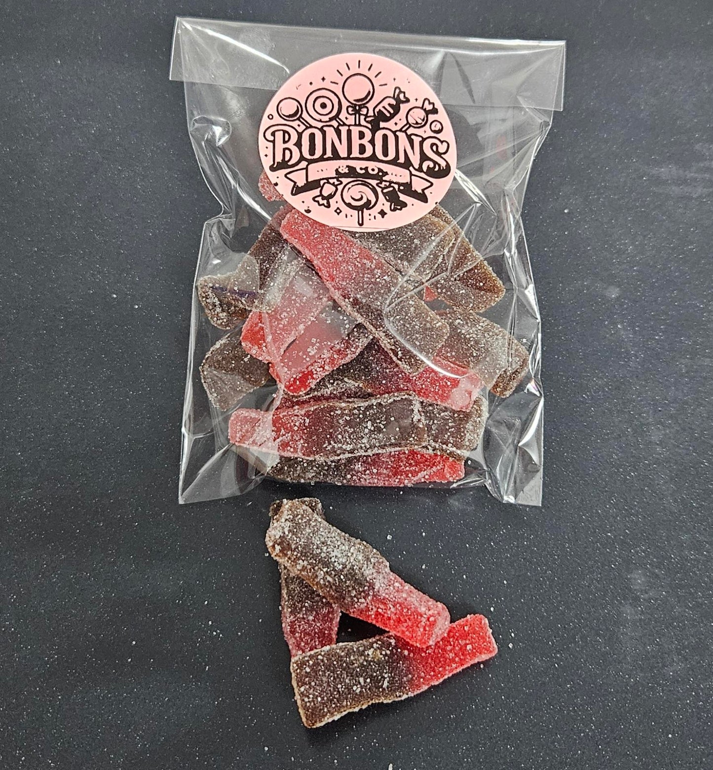 Bouteilles coca cherry 100gr