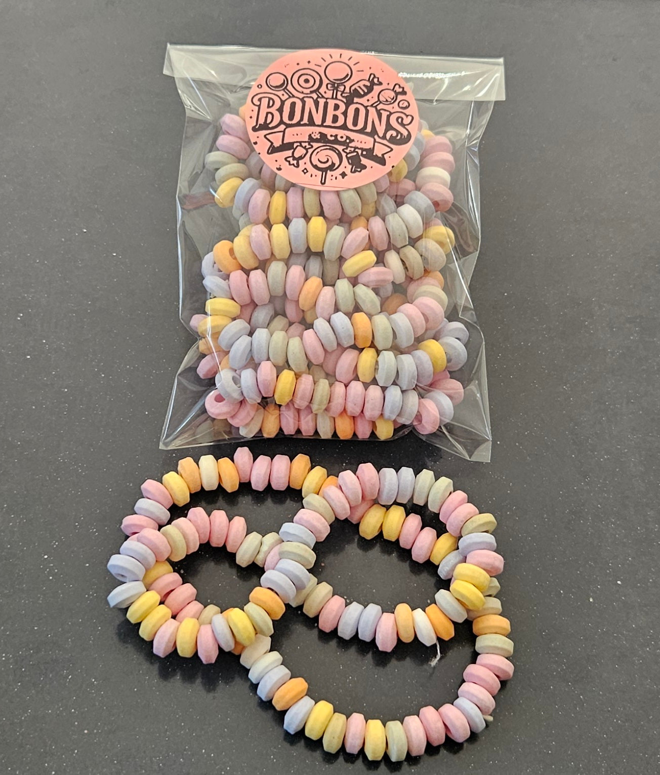 Collier bonbon multifruit X 5