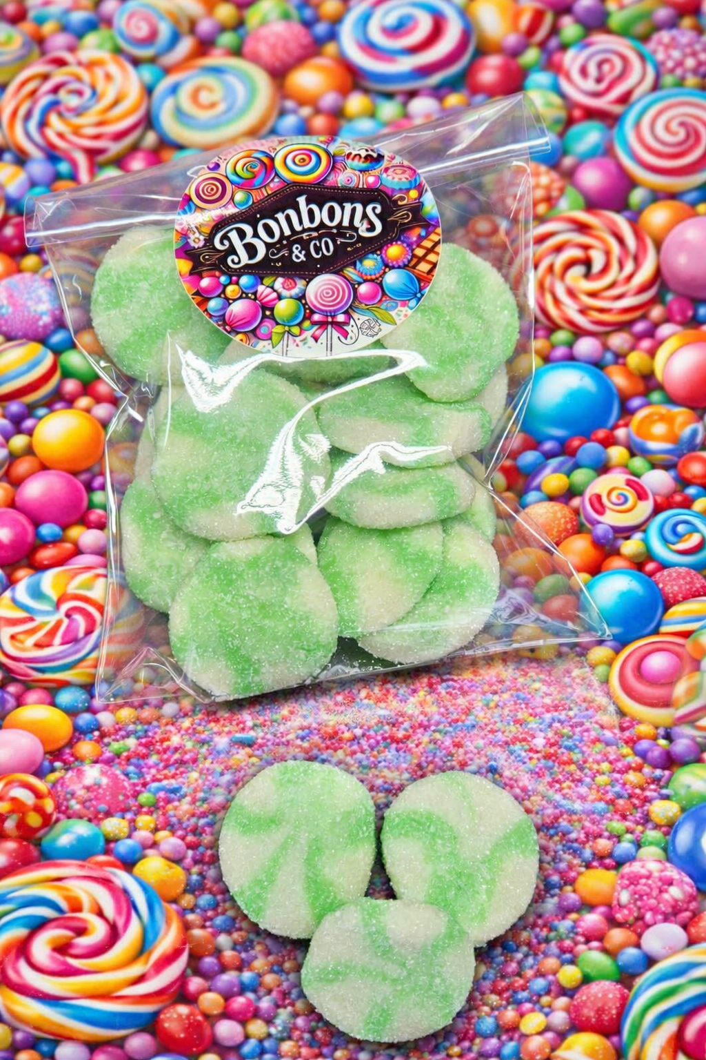 Kiwis twist acidulés 100 grs