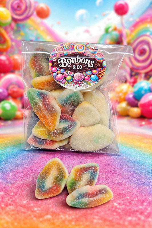 Lèvres multicolores acidulées 100 grs