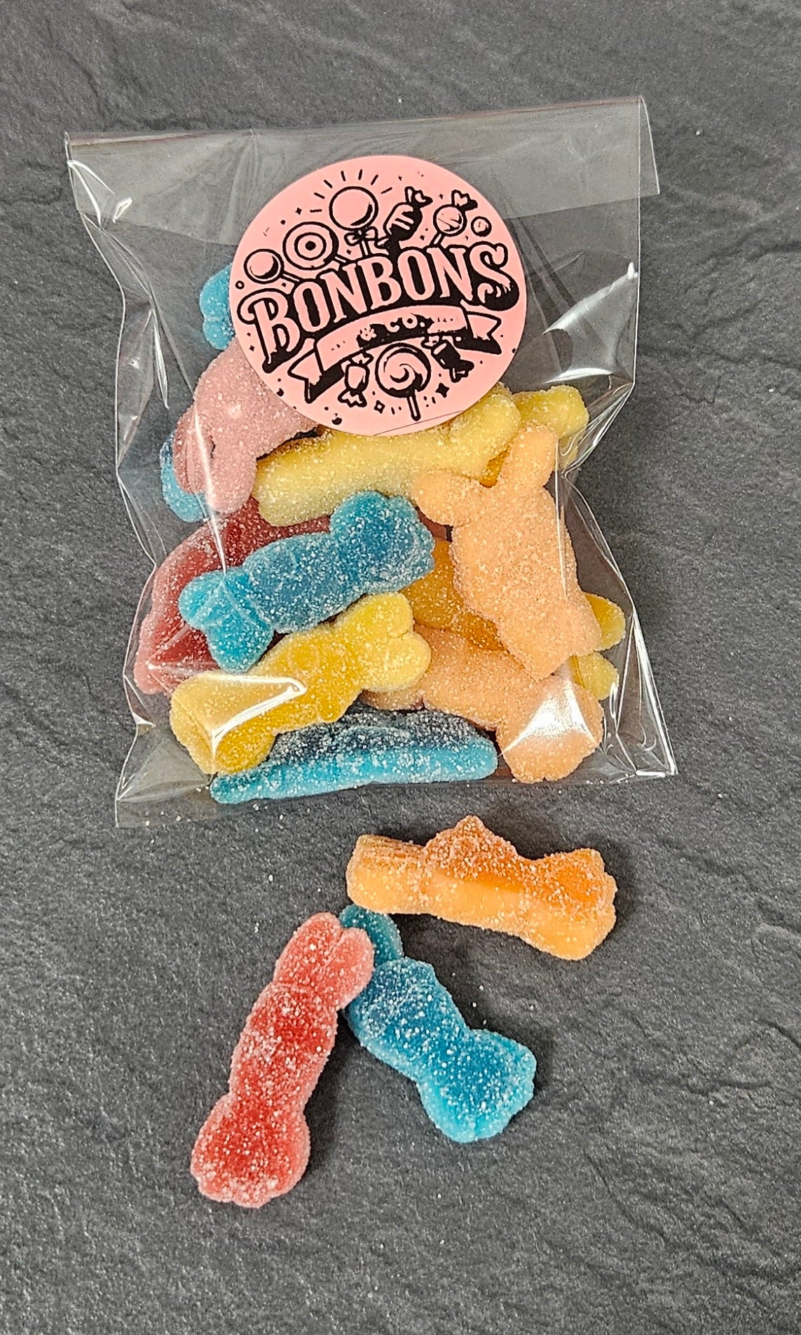 Lapins crétins acidulés 100gr