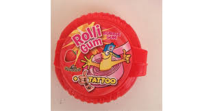 Rolli gum Fraise avec tatoo X 1