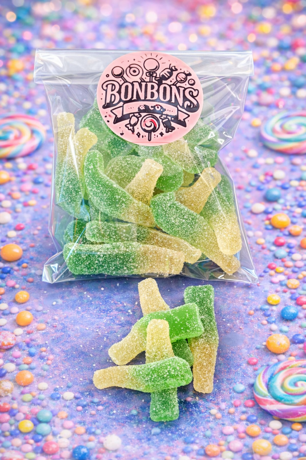 Bouteilles mojito sucrées 100gr