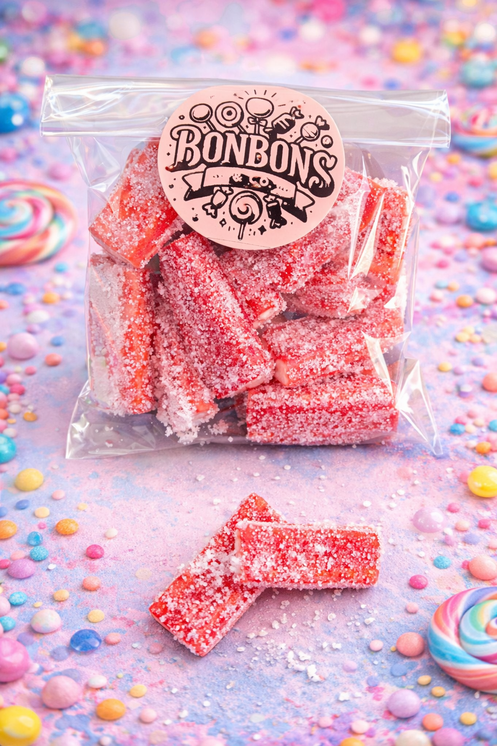 Briques fraise fizz 100gr