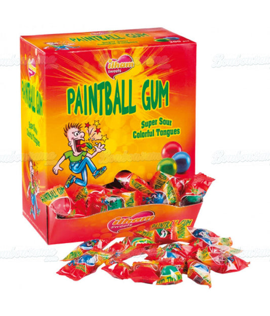 Bubble gum paintball X10