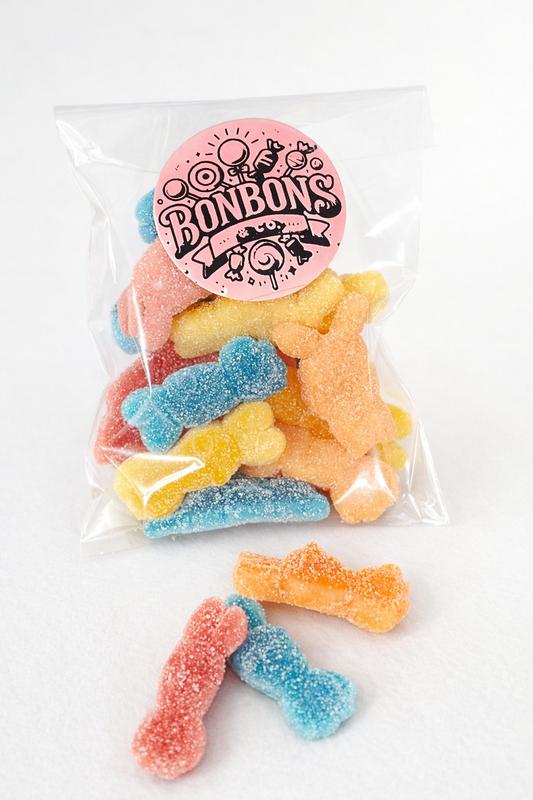 Lapins crétins acidulés 100gr