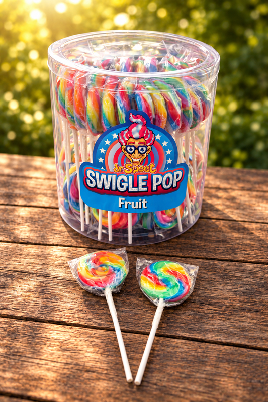 Sucette swigle pop tutti frutti à l'unité