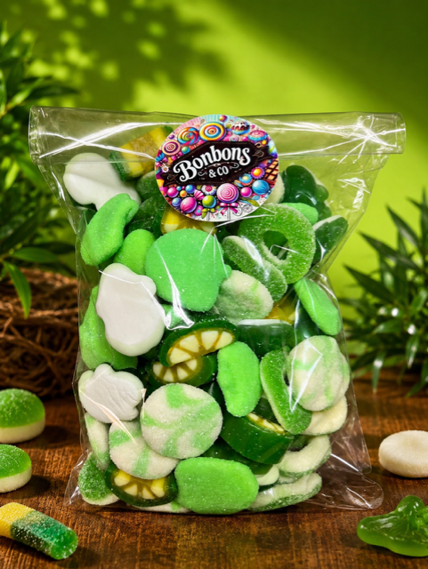 Mix bonbons vert 500 grs