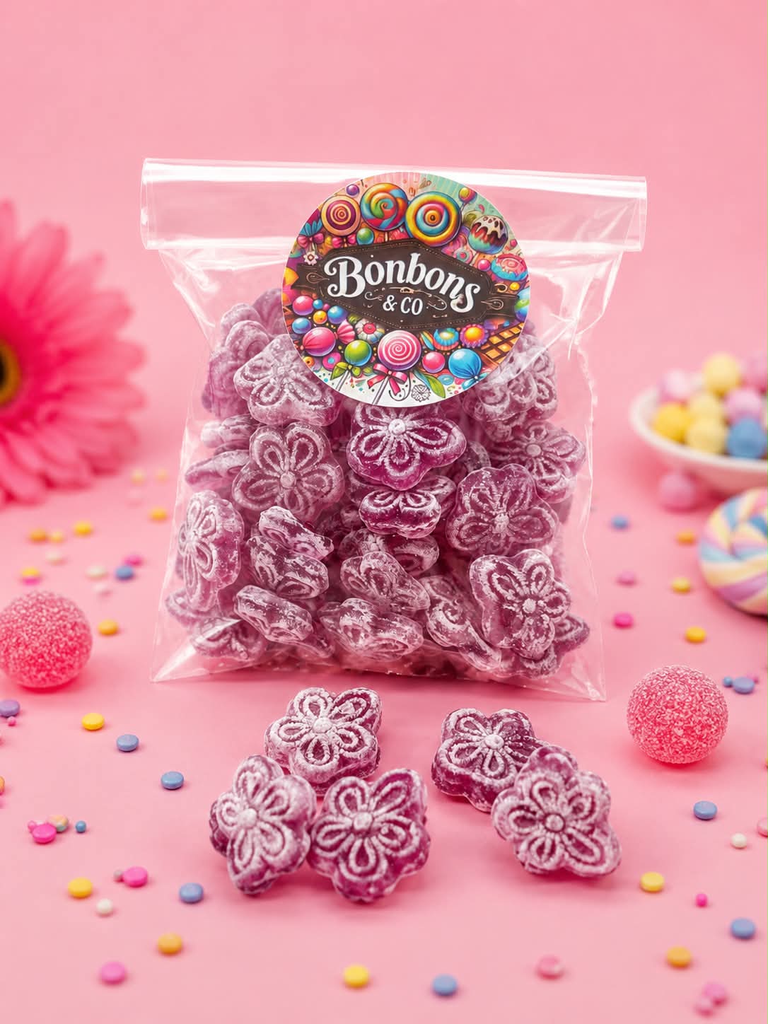 Bonbons violette 100 grs