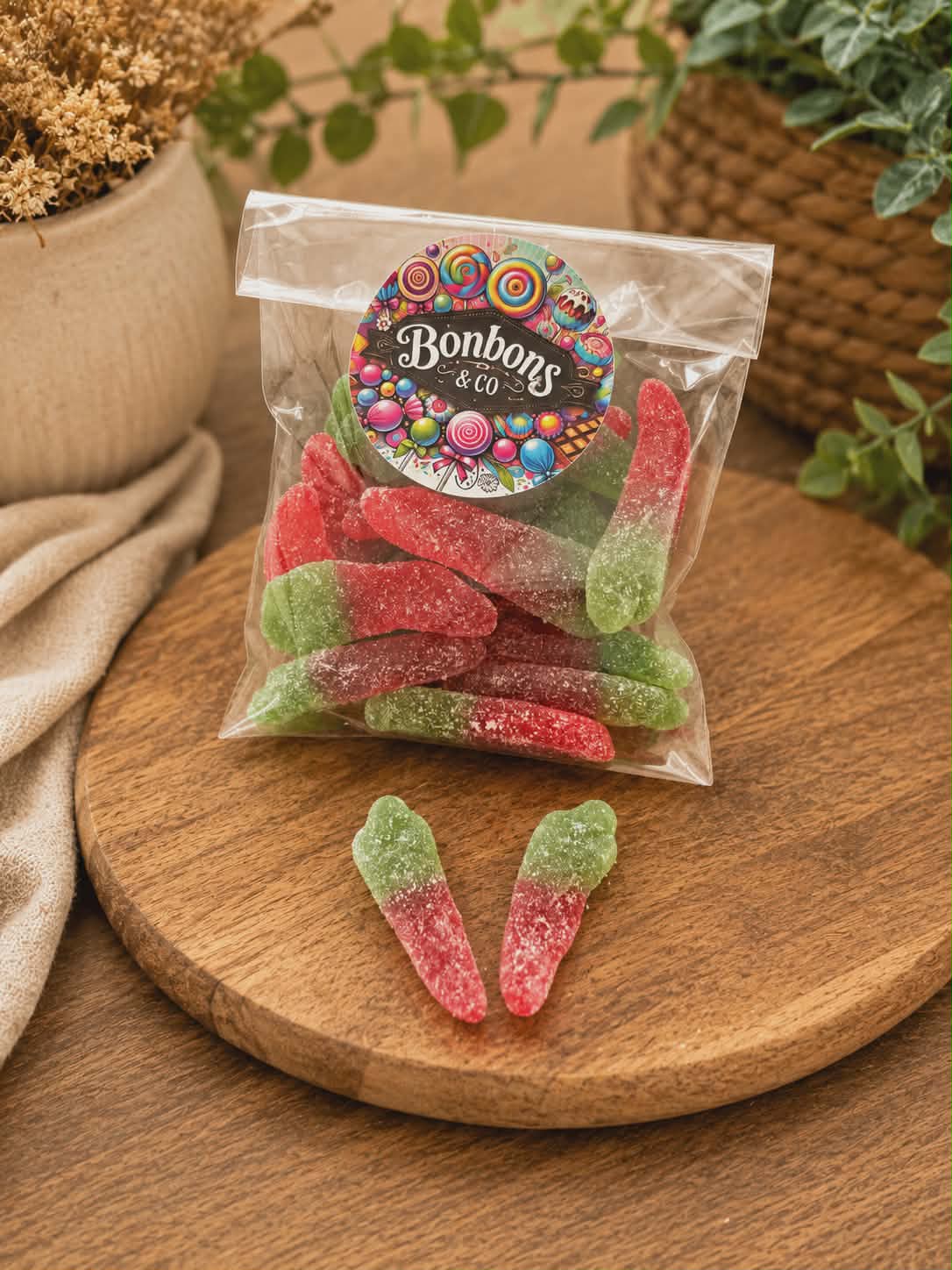 Piments acidulés 100 grs