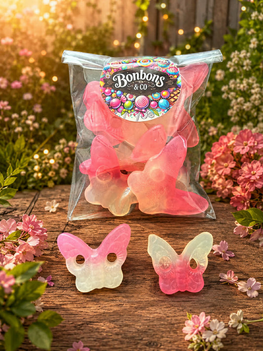 Papillons fraise 110 grs