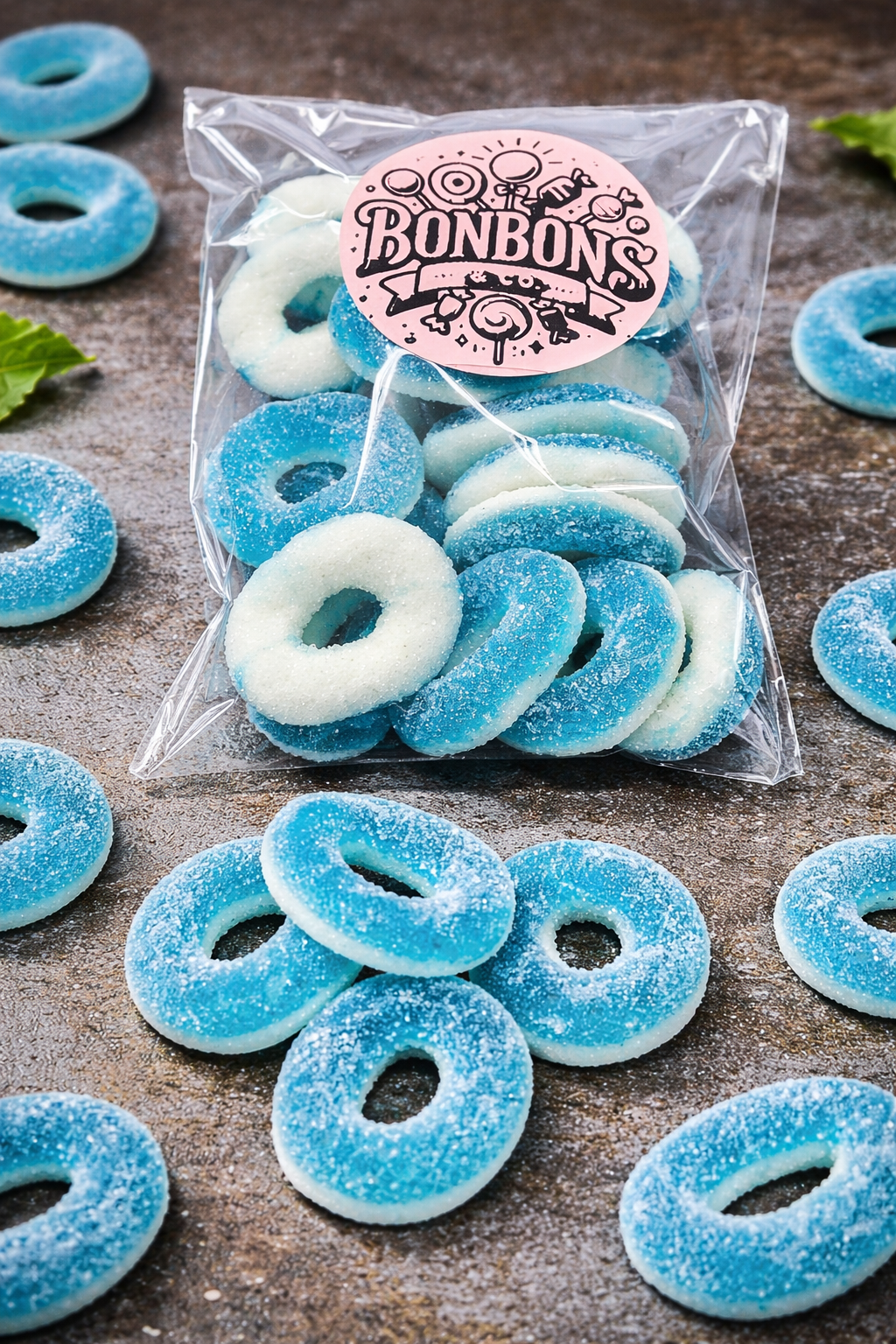 Anneaux sucrés Framboise 100gr