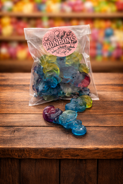 Schtroumpfs lisses 100gr
